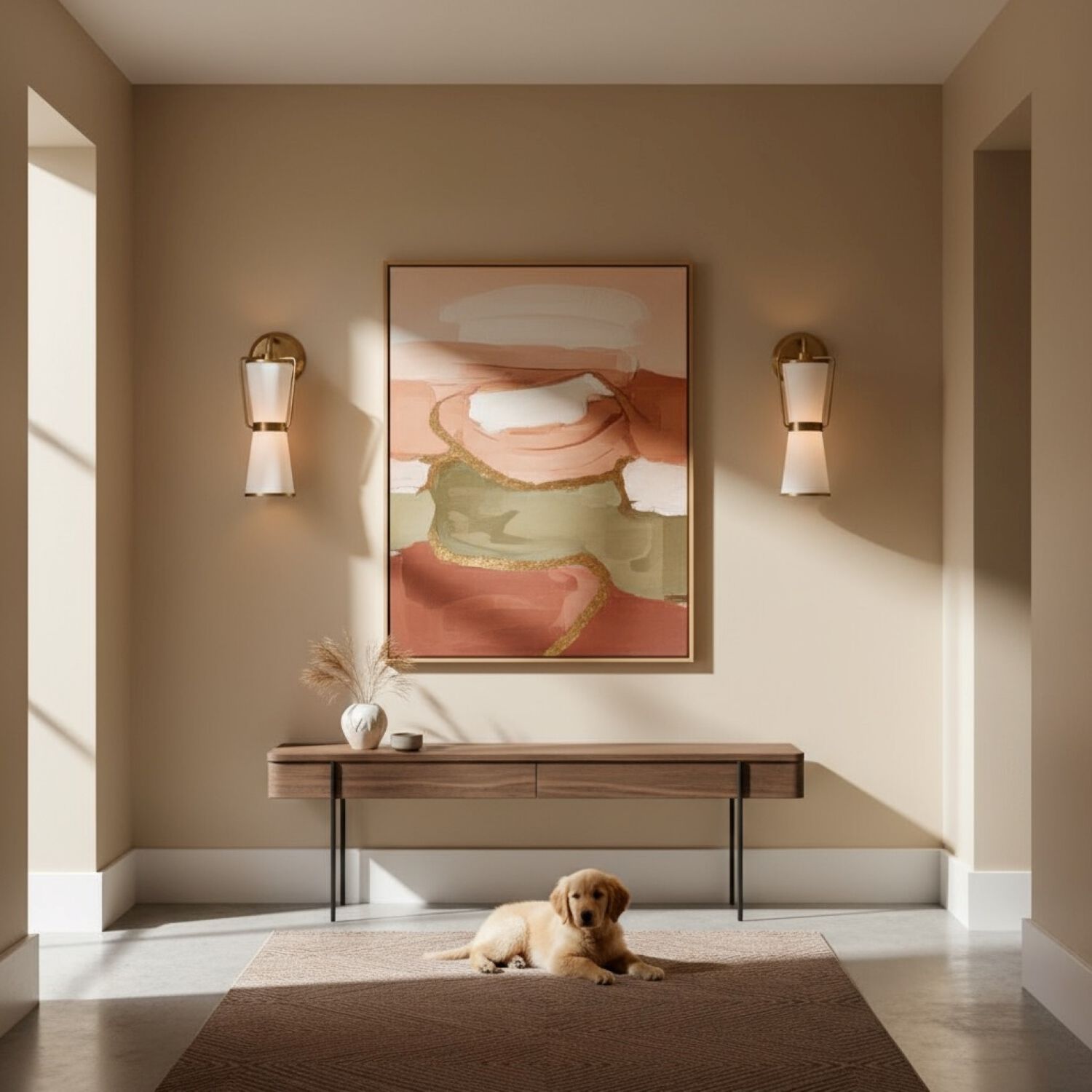 Layla LED 6.2 inch Brushed Brass Wall Sconce Wall Light