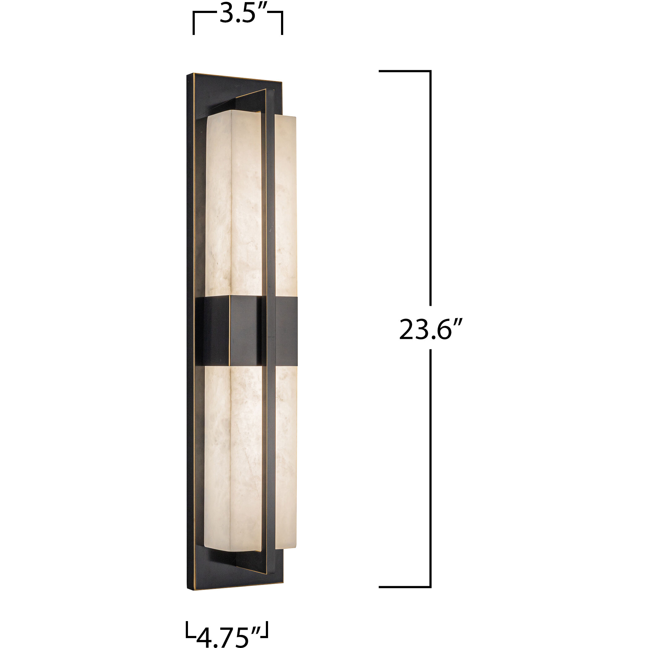 Briana Wall Sconce Wall Light in Bronze