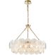 Bloom LED 31.5 inch Brass Chandelier Ceiling Light