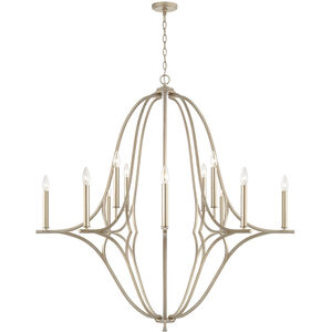 Claire 12 Light 48 inch Brushed Champagne Chandelier Ceiling Light