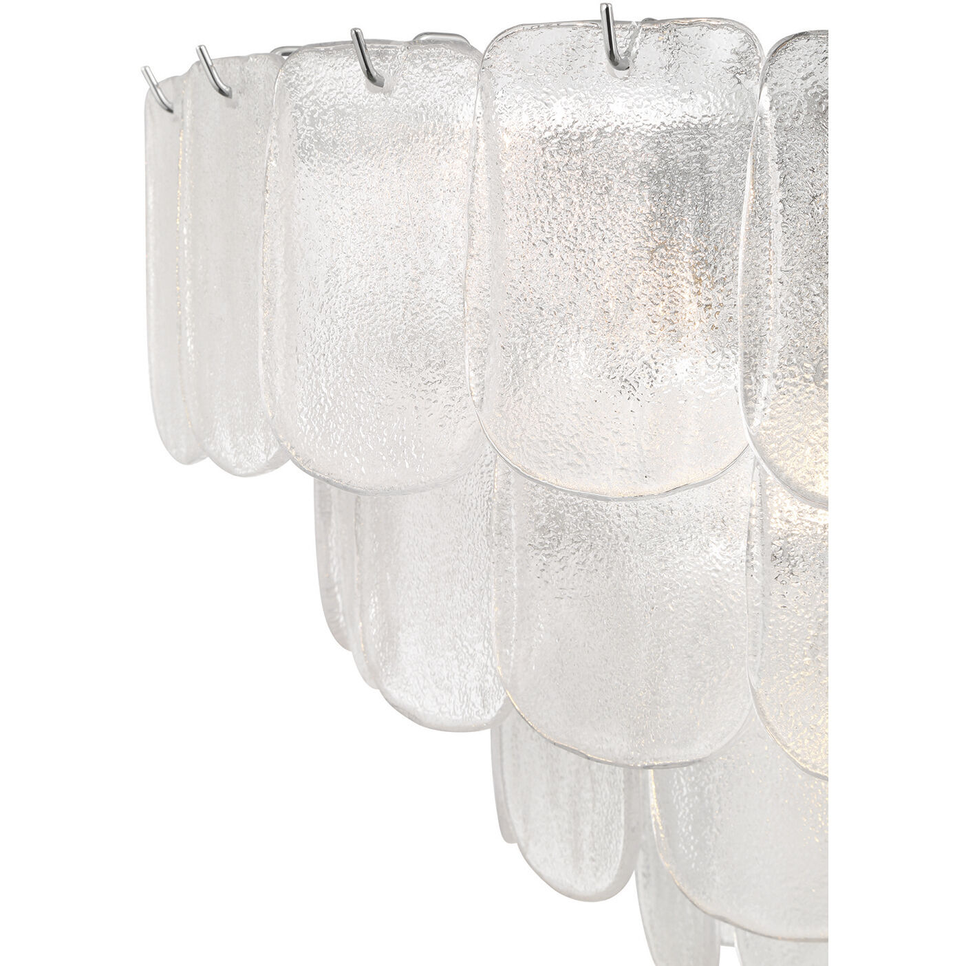 Bianca 12 Light 24.8 inch Polished Nickel Chandelier Ceiling Light in Crystalline