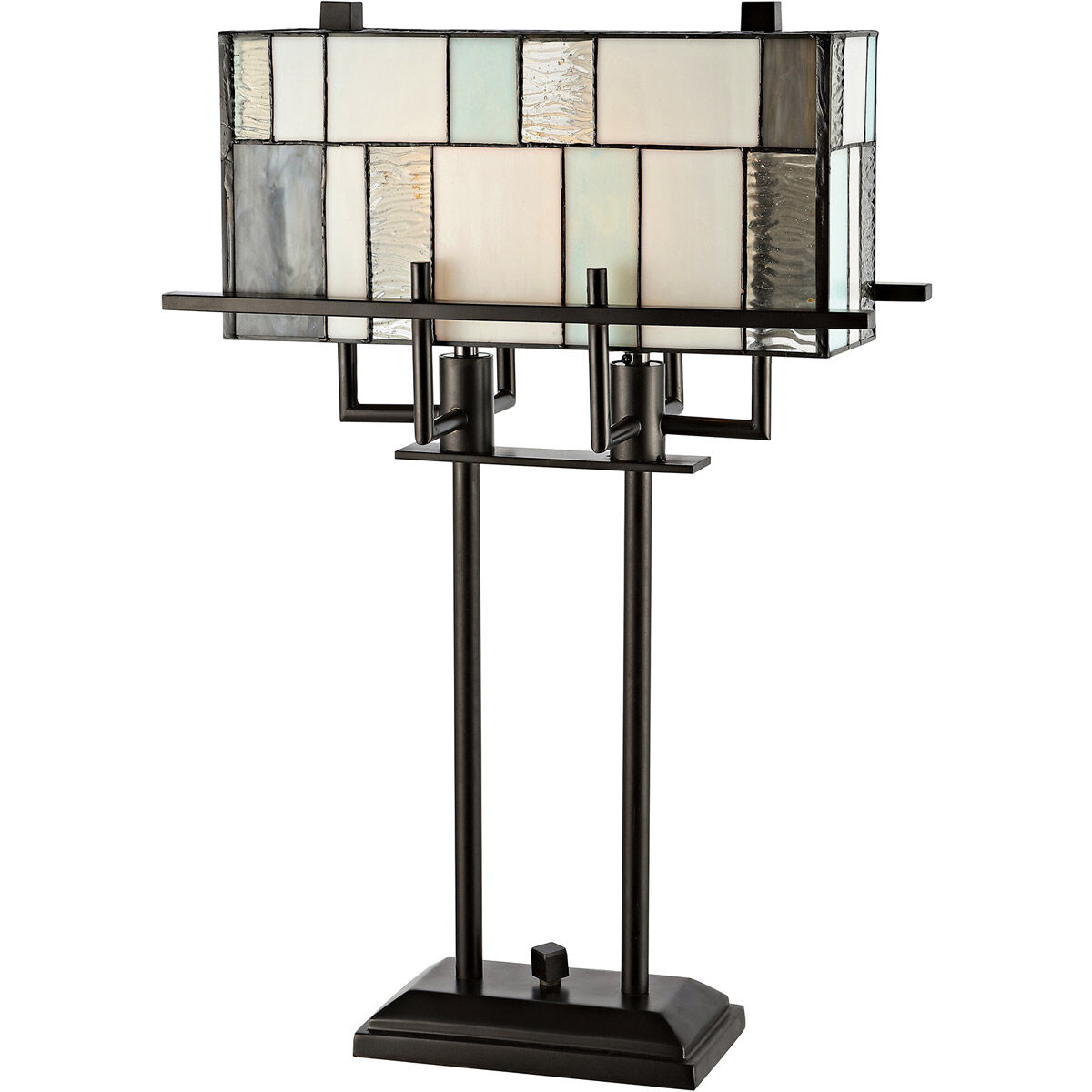 Evelyn 24 inch 60.00 watt Tiffany Bronze Table Lamp Portable Light