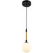 Capilano LED 5.9 inch Black Pendant Ceiling Light