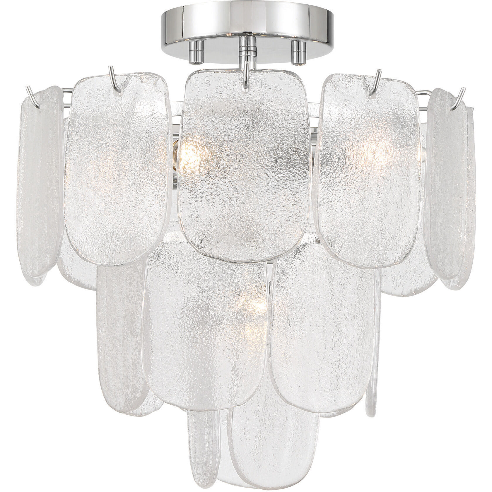 Bianca 5 Light 15.75 inch Polished Nickel Pendant Ceiling Light in Crystalline