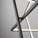 Graymar LED 34 inch Black Chandelier Ceiling Light