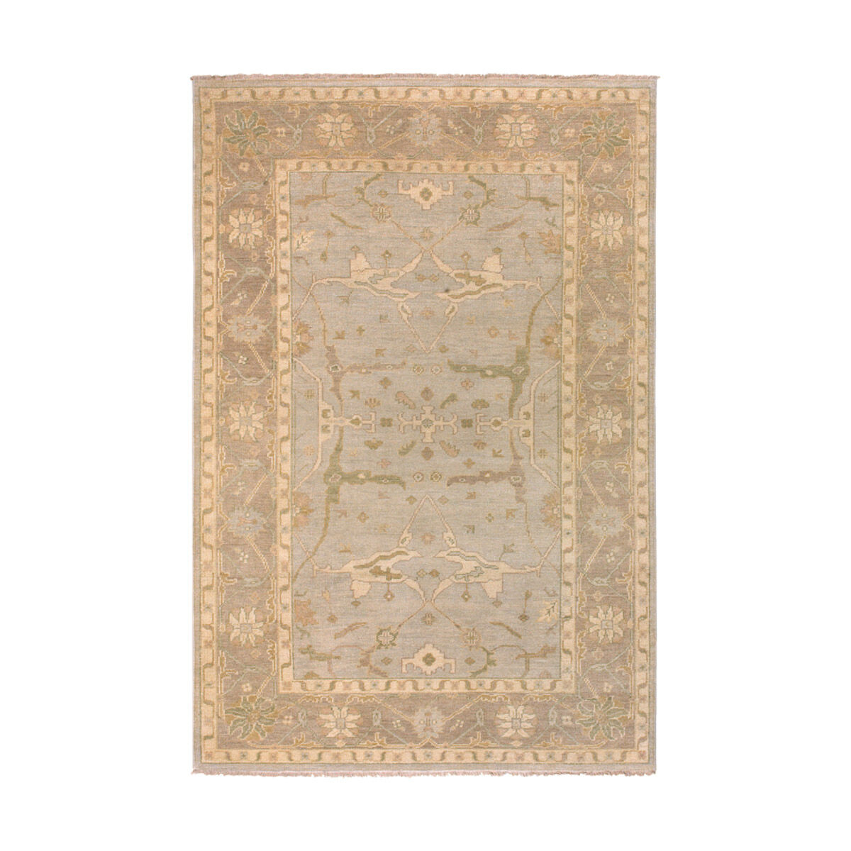 Ainsley 69 X 45 inch Gray and Neutral Area Rug, Wool