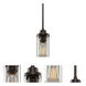 Menlo Park 1 Light 3.5 inch Oil Rubbed Bronze Down Pendant Ceiling Light