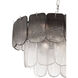 Bianca 12 Light 24.8 inch Polished Nickel Chandelier Ceiling Light in Crystalline Smoke