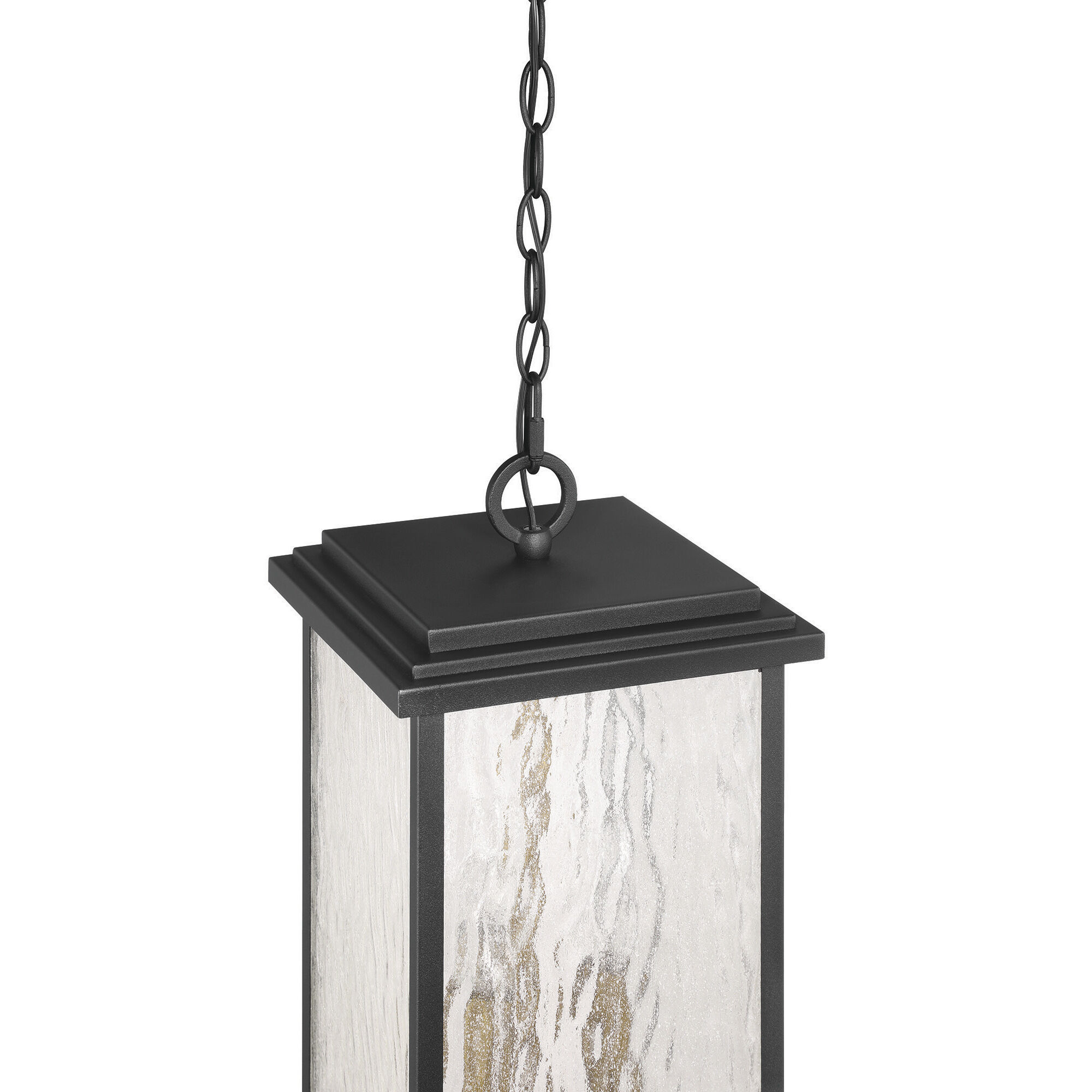 Estate 3 Light 8.5 inch Black and Brass Outdoor Pendant