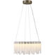 Roselle LED 18.5 inch Legacy Brass Pendant Ceiling Light