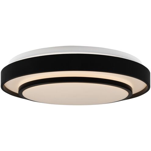 Aziza LED 15 inch Black Flush Mount Ceiling Light