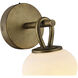 Velora LED 5.12 inch Legacy Brass Wall Sconce Wall Light