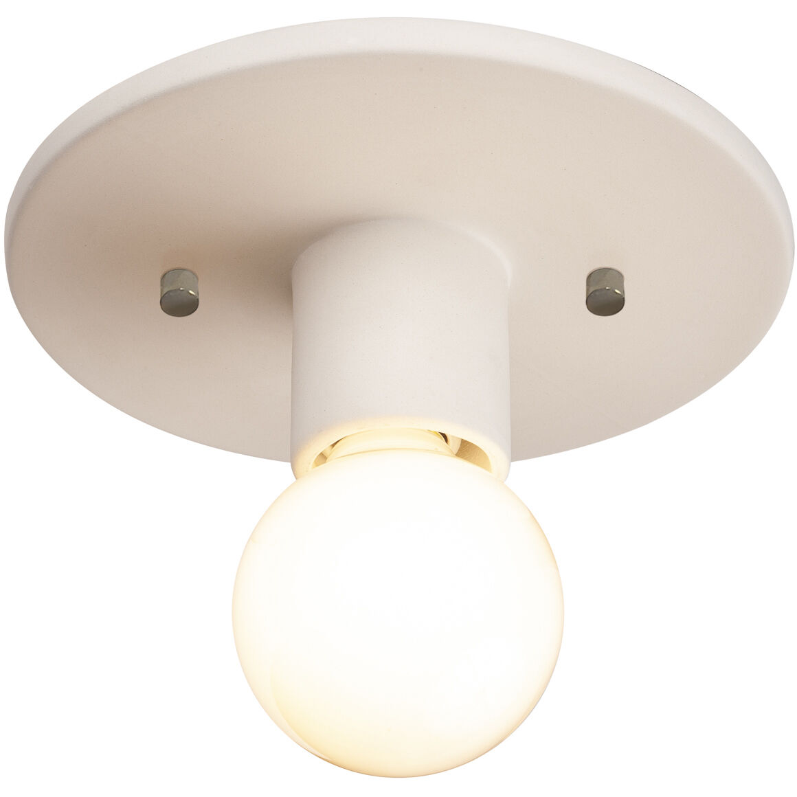 Radiance Collection 1 Light 8 inch Real Rust Flush Mount Ceiling Light