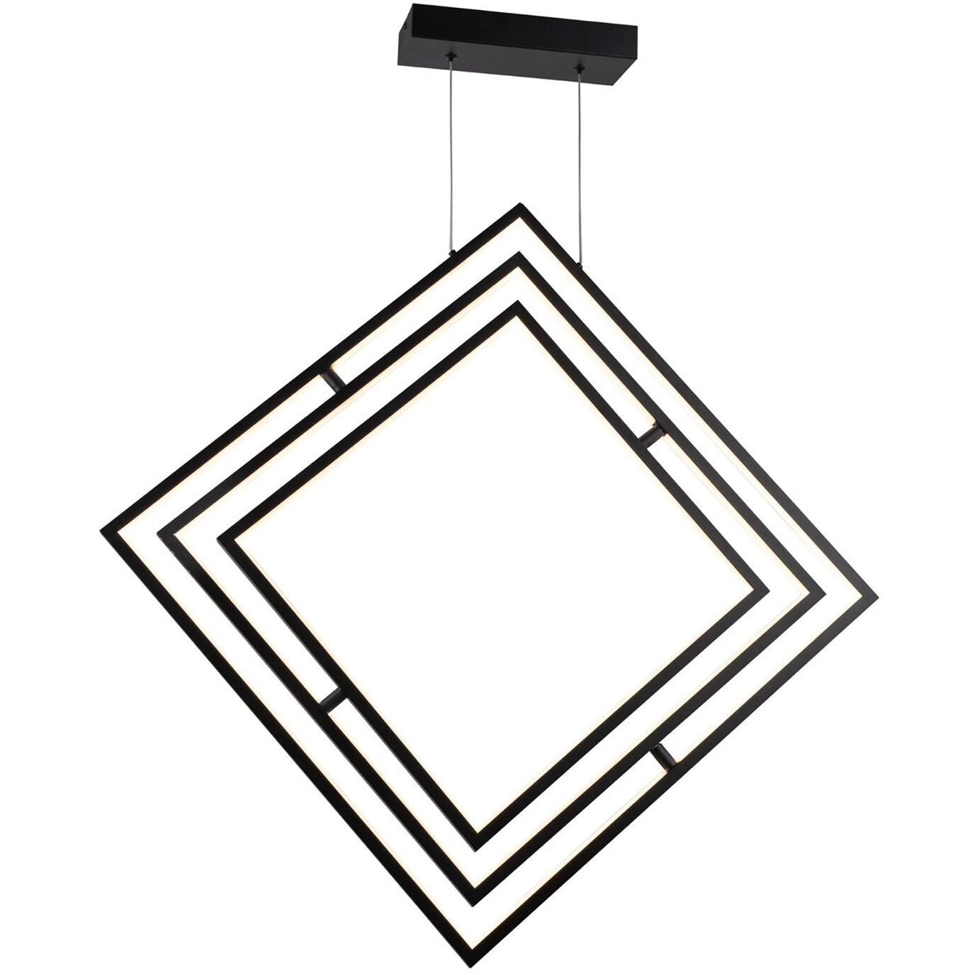 Graymar LED 34 inch Black Chandelier Ceiling Light