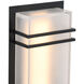 Sausalito LED 11.81 inch Black Outdoor Wall Light