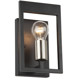 Sutherland 1 Light 6 inch Black and Brushed Nickel ADA Wall Sconce Wall Light