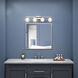 Colton LED 33 inch Polished Nickel Bathroom Vanity Wall Light