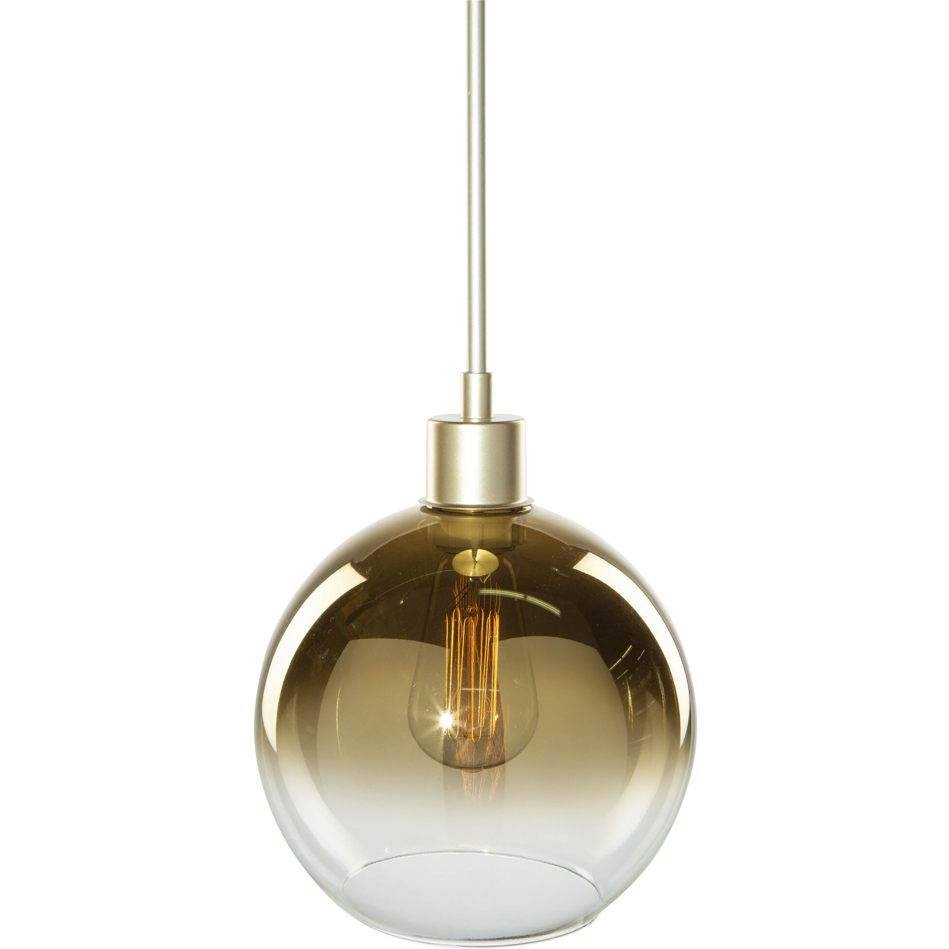 Morning Mist 1 Light 7.75 inch Gold Down Pendant Ceiling Light