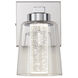 Dalton LED 4.25 inch Chrome Bathroom Sconce Wall Light