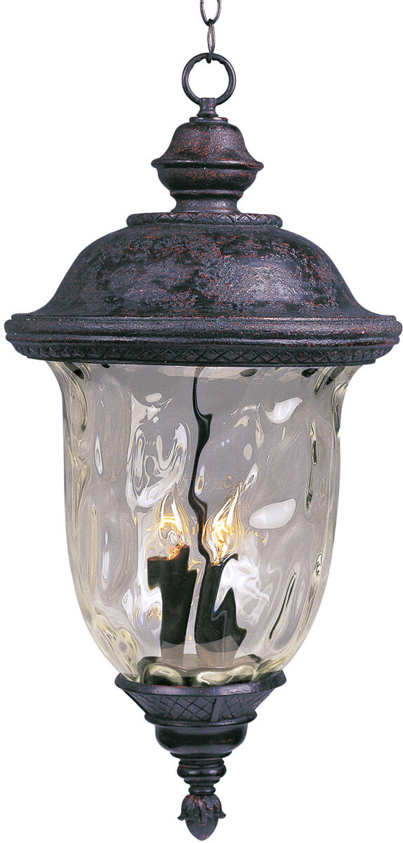 Carriage House DC 3 Light 12.5 inch Oriental Bronze Outdoor Hanging Lantern