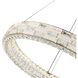 Elegance LED 29.92 inch Polished Nickel Chandelier Ceiling Light