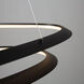 Ara LED 38.6 inch Black Pendant Ceiling Light