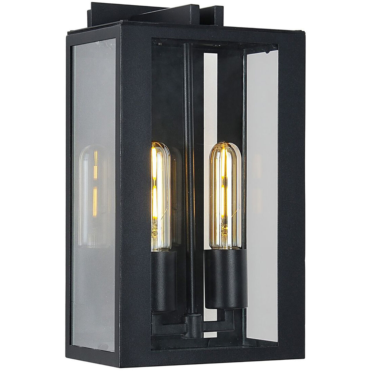 Waterville LED 10 inch Matte Black Outdoor Wall Light