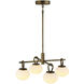 Velora LED 20 inch Legacy Brass Pendant Ceiling Light