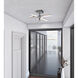 Stix LED 18 inch Chrome Semi-Flush Mount Ceiling Light