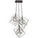 Artistry LED 27.75 inch Matte Black and Polished Nickel Chandelier Ceiling Light