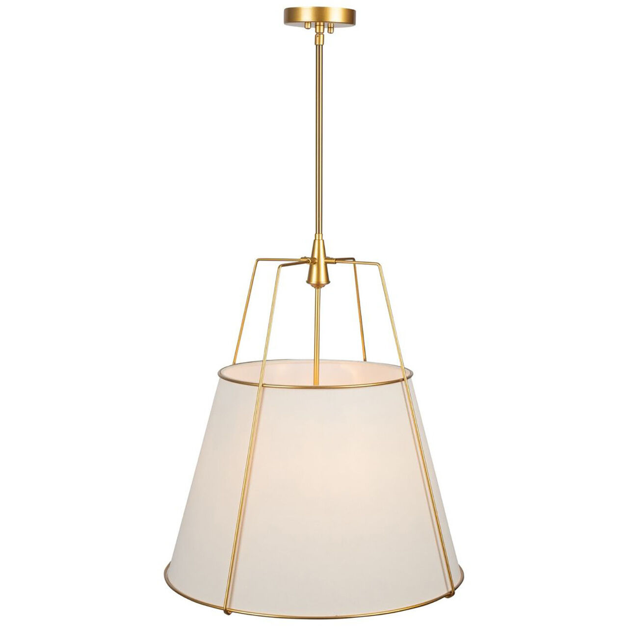 Pullman LED 20.8 inch Brass Pendant Ceiling Light