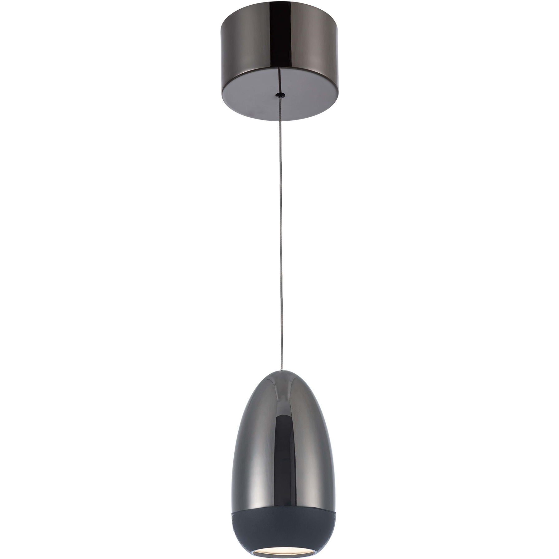 Royal Pearl LED 13.2 inch Gun Metal Pendant Ceiling Light