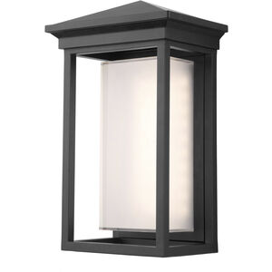 Overbrook LED 13.25 inch Black Outdoor Wall Light