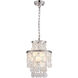 Avara 2 Light 11 inch Polished Nickel Pendant Ceiling Light