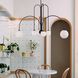 Comet LED 31.5 inch Semi Matte Black Chandelier Ceiling Light
