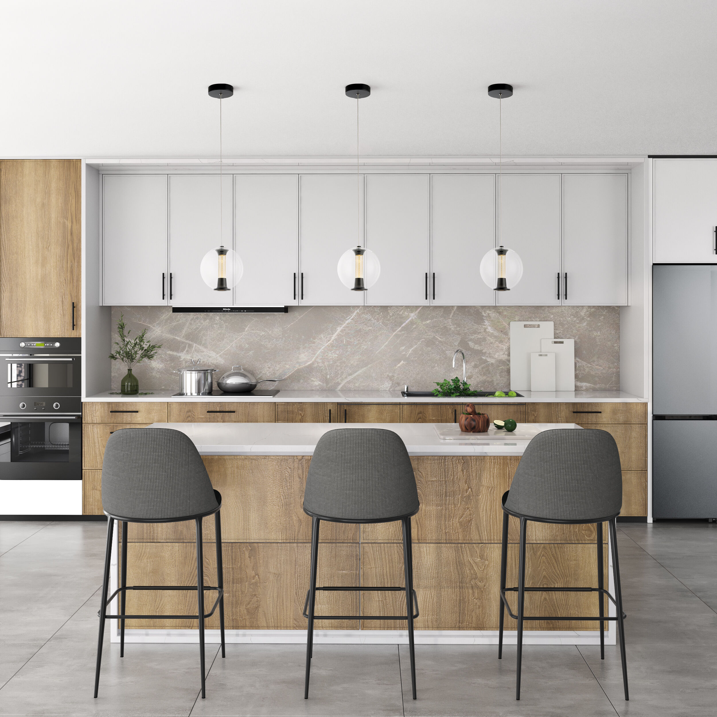 Arlo LED 8 inch Black Pendant Ceiling Light