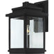 Freemont 1 Light 16 inch Black Outdoor Wall Light