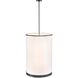 High Street 8 Light 24.02 inch Black Pendant Ceiling Light