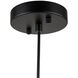 Vita LED 8.6 inch Black Pendant Ceiling Light