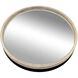 Reflections 23.6 X 23.6 inch Matte Black LED Mirror