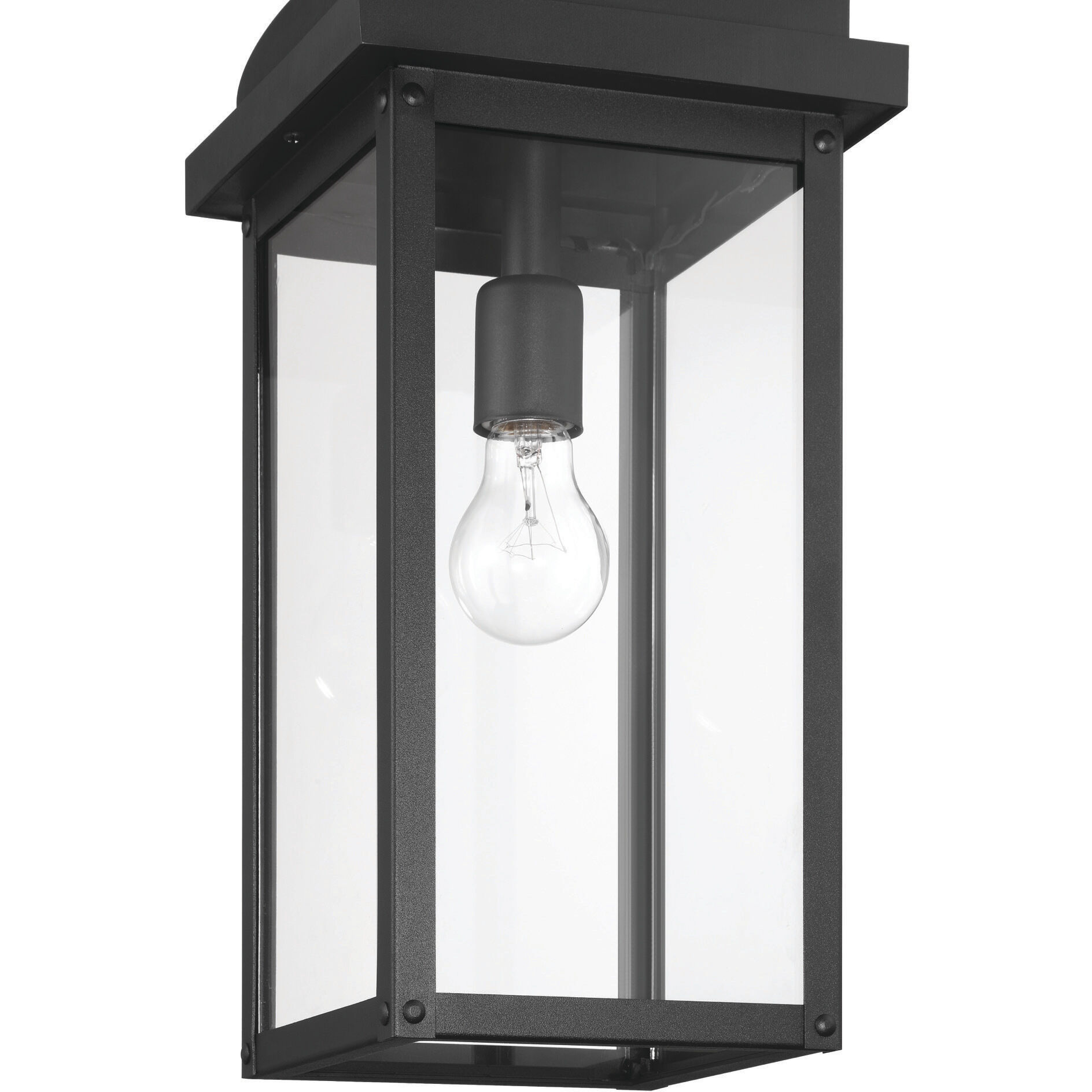 Madrid 1 Light 8 inch Black Outdoor Pendant