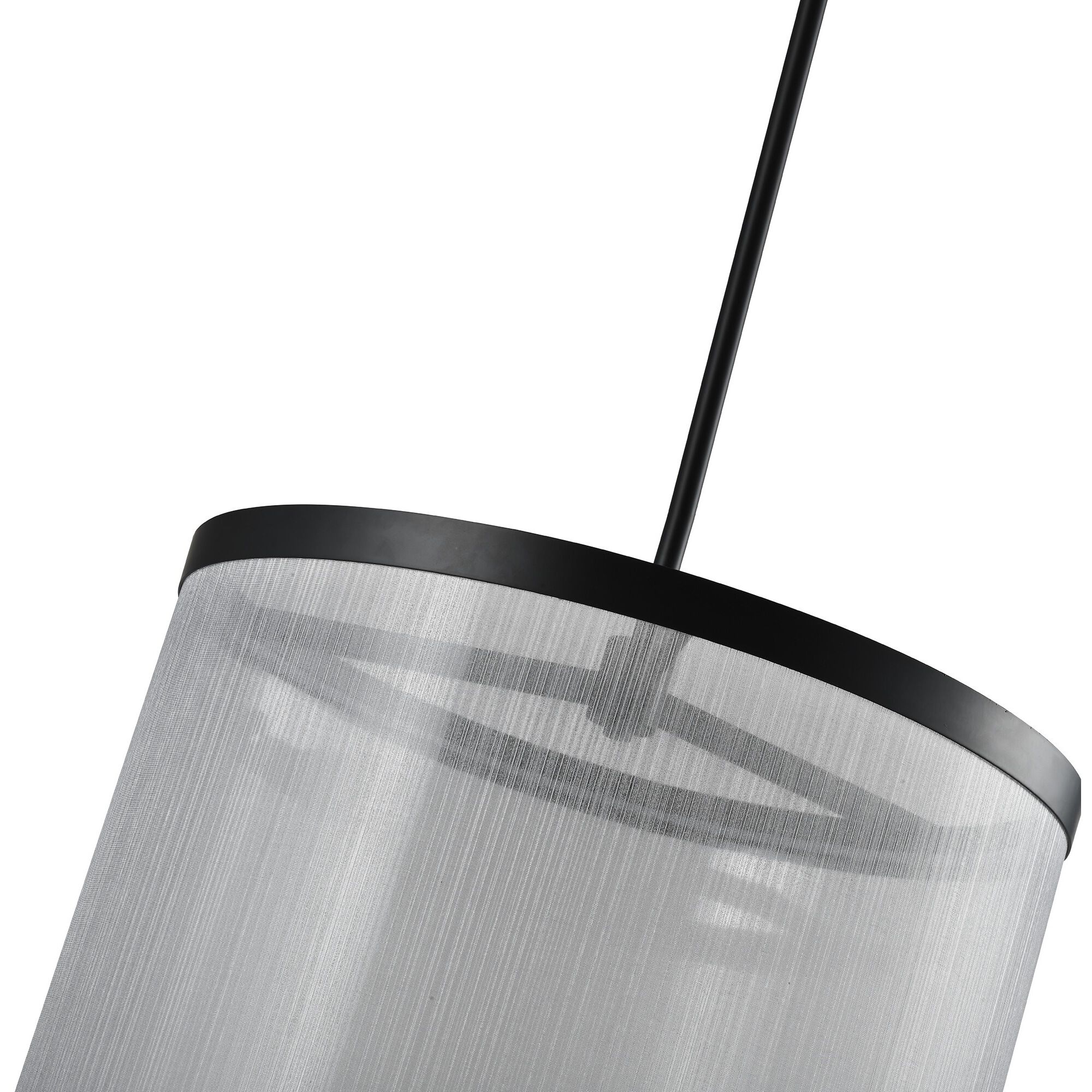 Cora LED 17.7 inch Black and Black Pendant Ceiling Light