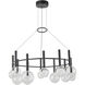 Terra LED 33 inch Black Chandelier Ceiling Light