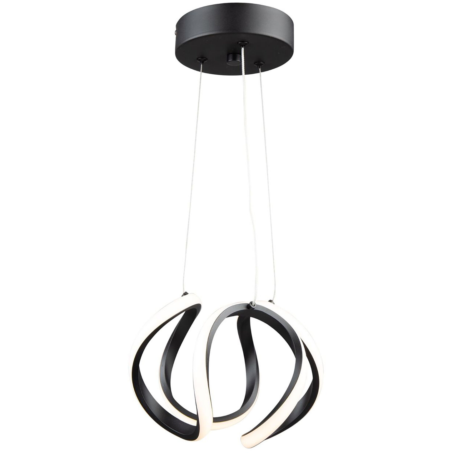 Mira LED 9.5 inch Black Pendant Ceiling Light