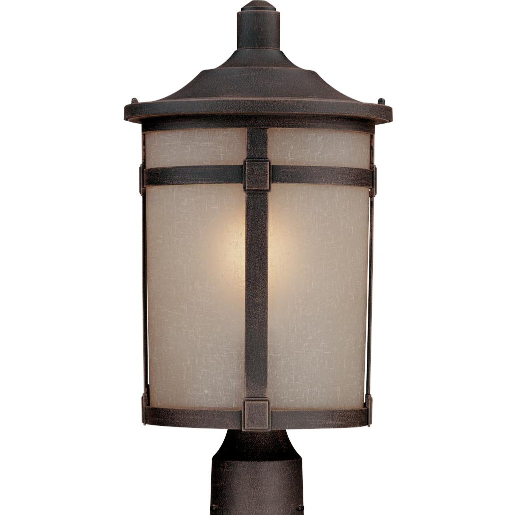 St. Moritz 1 Light 19 inch Bronze Outdoor Post Light