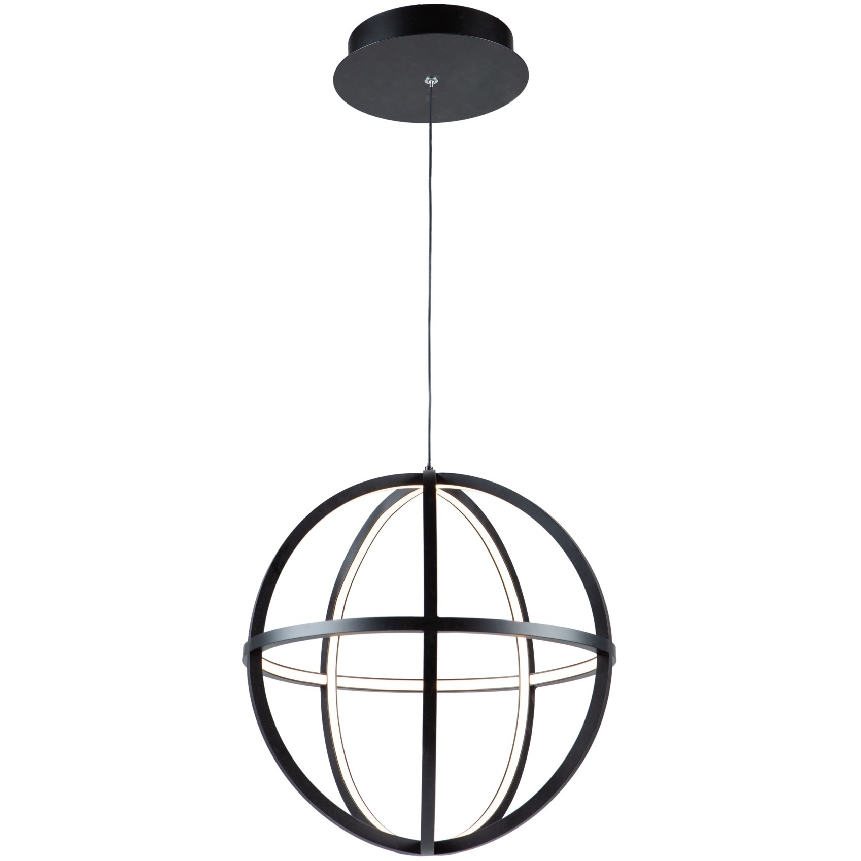 Artcraft AC6661BK Celestial 4 Light 13.75 inch Matte Black Chandelier