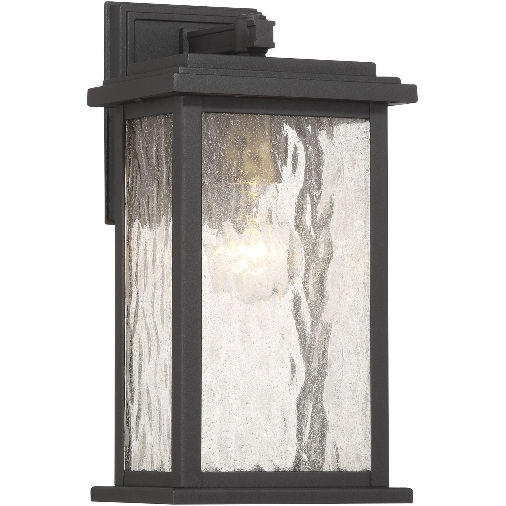 Estate 1 Light 13 inch Black and Brass Outdoor Wall Sconce
