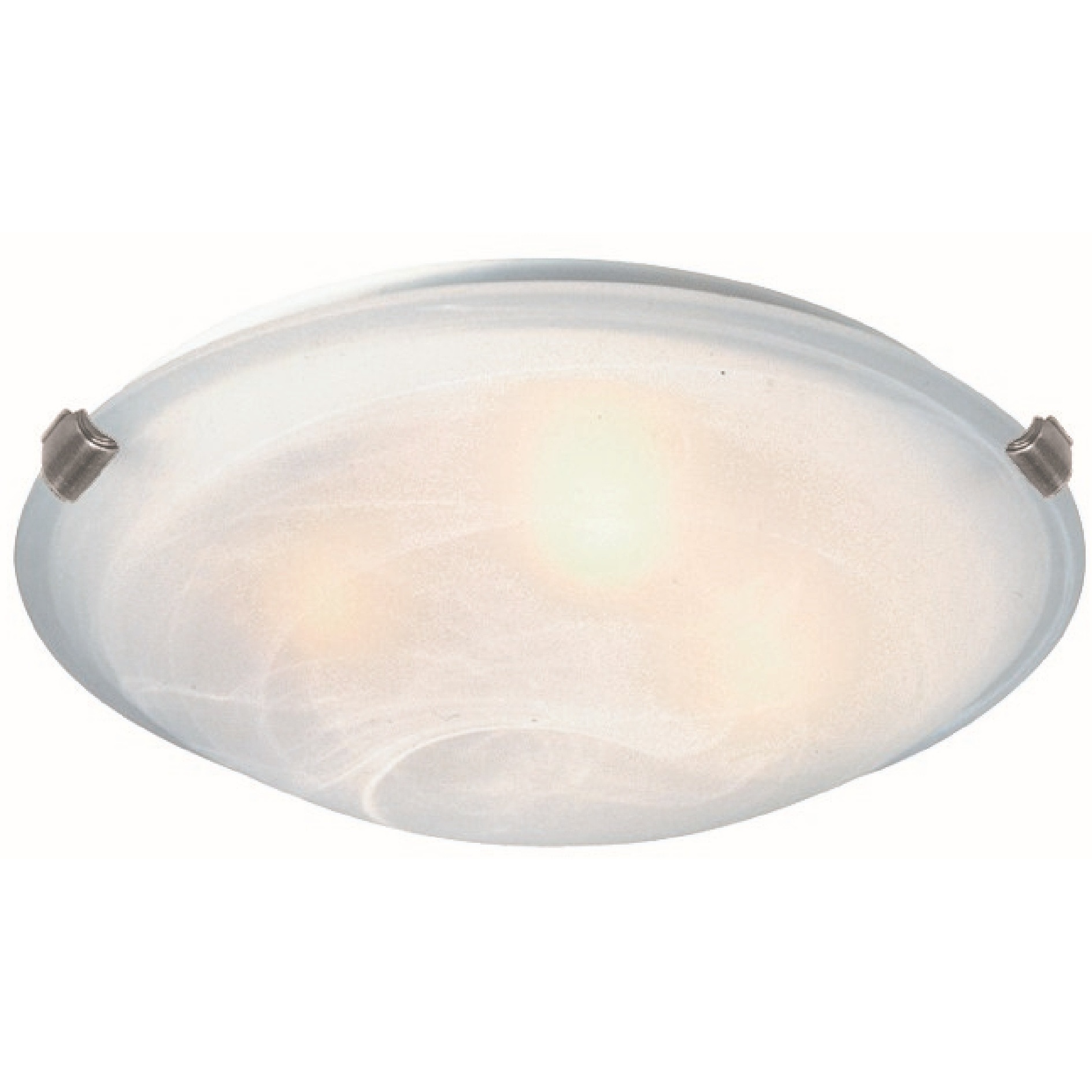 Clip Flush LED 15 inch Brushed Nickel Flush Mount Ceiling Light