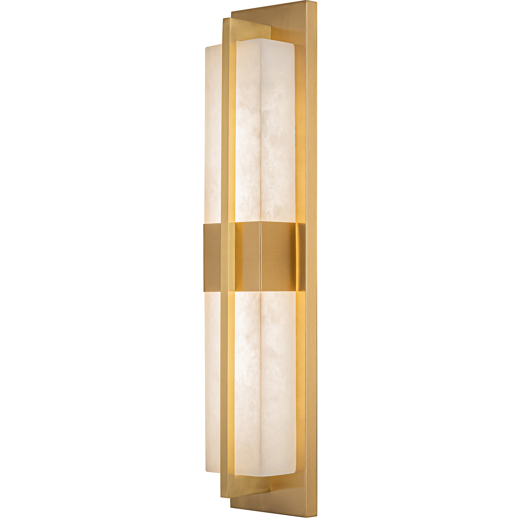 Briana Wall Sconce Wall Light in Brushed Brass