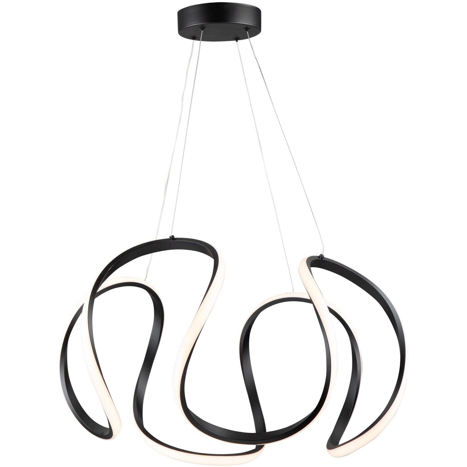 Mira LED 24.8 inch Black Pendant Ceiling Light